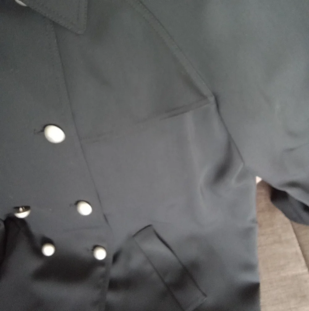 Votre Nom Black Pea Jacket 12/14 - Picture 11 of 11